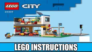 LEGO City 60329 School Day building instructions