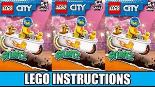 LEGO City 60333 Bathtub Stunt Bike building instructions