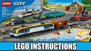 LEGO City 60336 Freight Train building instructions