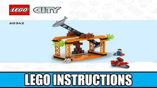 LEGO City 60342 The Shark Attack Stunt Challenge building instructions