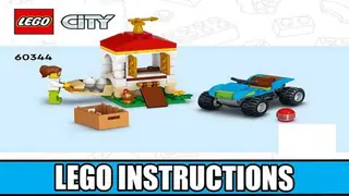 LEGO City 60344 Chicken Henhouse building instructions