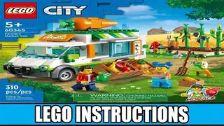 LEGO City 60345 Farmers Market Van building instructions