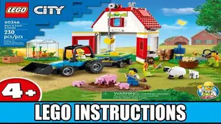 LEGO City 60346 Barn & Farm Animals building instructions