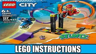 LEGO City 60360 Spinning Stunt Challenge building instructions
