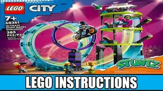 LEGO City 60361 Ultimate Stunt Riders Challenge building instructions