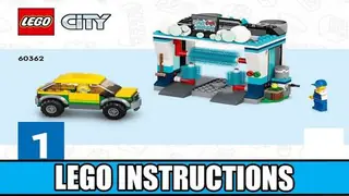 LEGO City 60362 Car Wash building instructions
