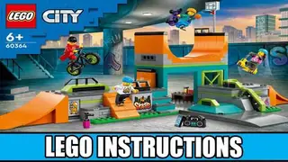 LEGO City 60364 Street Skate Park building instructions
