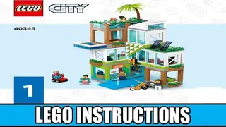LEGO City 60365 Apartment Building building instructions