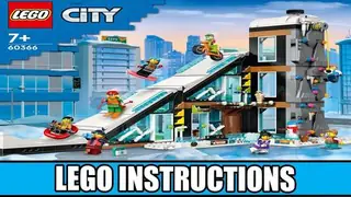 LEGO City 60366 Ski and Climbing Centre building instructions