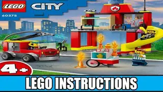 LEGO City 60375 Fire Station and Fire Engine building instructions