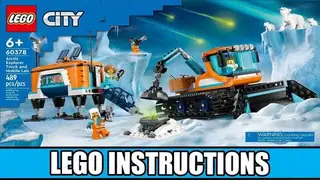 LEGO City 60378 Arctic Explorer Truck and Mobile Lab building instructions