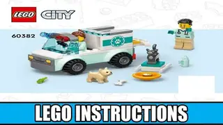 LEGO City 60382 Vet Van Rescue building instructions