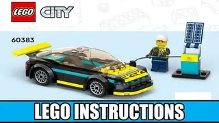 LEGO City 60383 Electric Sports Car building instructions