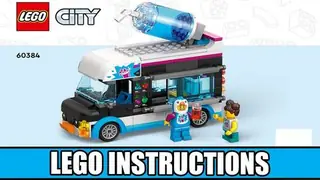 LEGO City 60384 Penguin Slushy Van building instructions