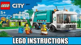 LEGO City 60386 Recycling Truck building instructions