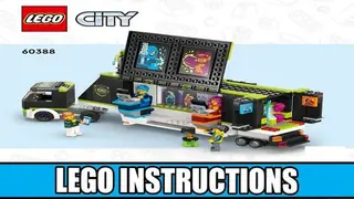 LEGO City 60388 Gaming Tournament Truck building instructions