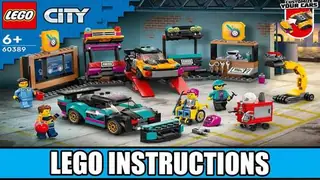 LEGO City 60389 Custom Car Garage building instructions