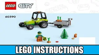 LEGO City 60390 Park Tractor building instructions
