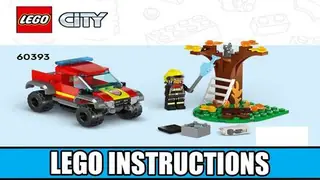 LEGO City 60393 4x4 Fire Truck Rescue building instructions