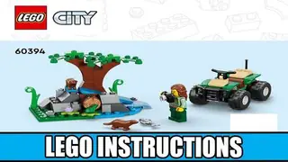LEGO City 60394 ATV and Otter Habitat building instructions