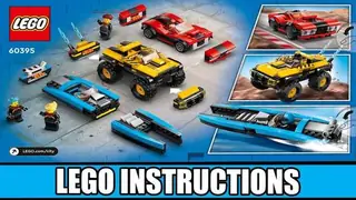 LEGO City 60395 Combo Race Pack building instructions