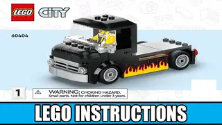 LEGO City 60404 Burger Truck building instructions