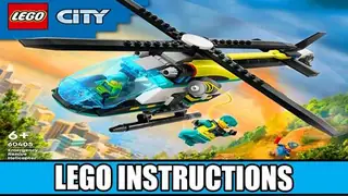 LEGO City 60405 Emergency Rescue Helicopter building instructions