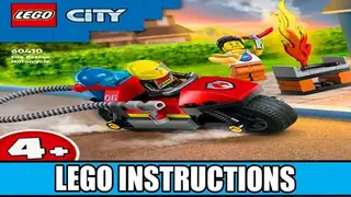 LEGO City 60410 Fire Rescue Motorcycle building instructions