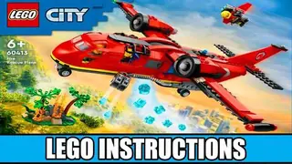 LEGO City 60413 Fire Rescue Plane building instructions