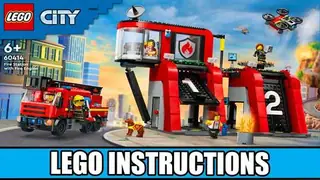 LEGO City 60414 Fire Station with Fire Truck building instructions