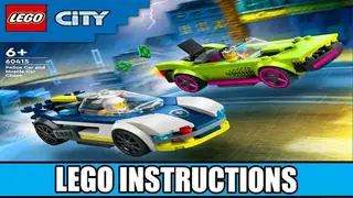 LEGO City 60415 Police Car and Muscle Car Chase building instructions