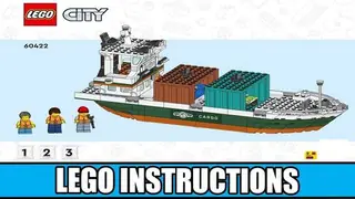 LEGO City 60422 Harbour building instructions