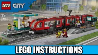 LEGO City 60423 Downtown Streetcar building instructions