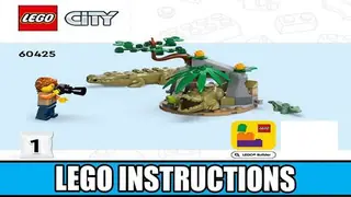 LEGO City 60425 Jungle Explorer Water Plane building instructions