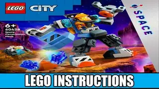 LEGO City 60428 Space Construction Mech building instructions