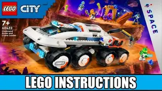 LEGO City 60432 Command Rover and Crane Loader building instructions