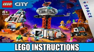 LEGO City 60434 Space Base and Rocket Launchpad building instructions