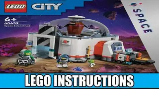 LEGO City 60439 Space Science Lab building instructions