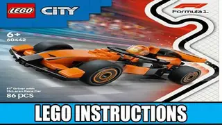 LEGO City 60442 F1 Driver with McLaren Race Car building instructions
