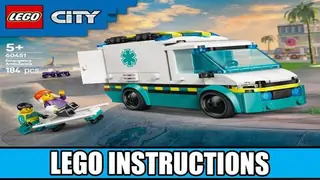 LEGO City 60451 Emergency Ambulance building instructions