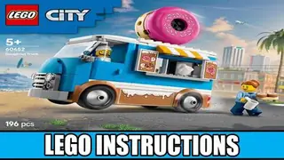LEGO City 60452 Donut Truck building instructions
