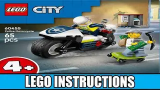 LEGO City 60455 Police Motorcycle building instructions
