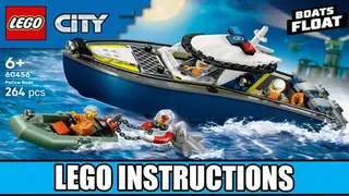 LEGO City 60456 Police Boat building instructions