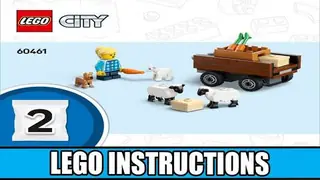LEGO City 60461 Tractor with Trailer building instructions