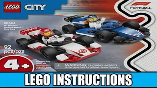 LEGO City 60464 F1 Williams Racing & Haas F1 Race Cars building instructions