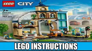 LEGO City 60469 Central Train Station building instructions