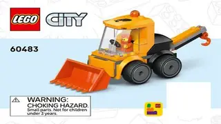 LEGO City 60483 Loader building instructions
