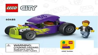 LEGO City 60485 Hot Rod building instructions