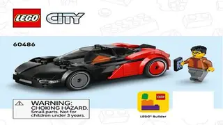 LEGO City 60486 EV Supercar building instructions