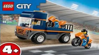 LEGO City 60491 Motorcycle Transporter building instructions